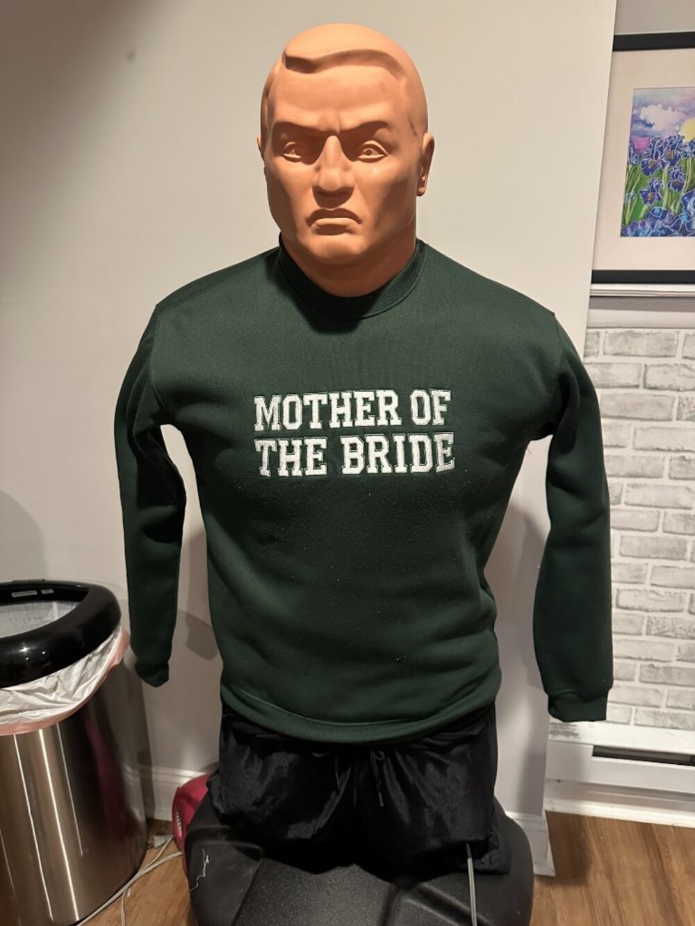 Mother of the Bride Crewneck Sweatshirt - Dark Green
